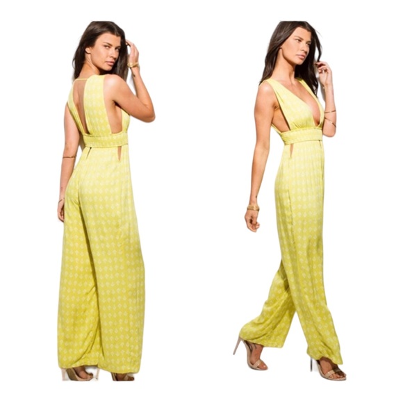 K by Kinnucan’s Ryan Keyhole Flowy Wide Leg Jumpsuit | Size S - Picture 2 of 11